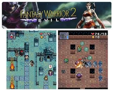 دانلود بازی موبایل Fantasy Warrior 2: Evil به صورت جاوا